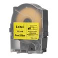 thumbnail image 4 of Cinta de etiquetas de 5 mm Impresión transparente Cinta adhesiva para etiquetas autoadhesiva con tinta uniforme Reemplazo para MAX LM 550A Amarillo, 4 of 10