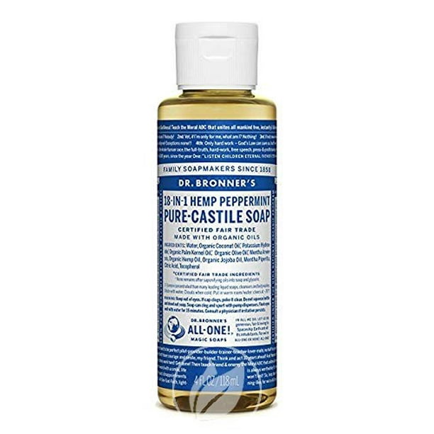 Dr. Bronner'S Magic Soaps Organic Castile Liquid Soap Peppermint 4