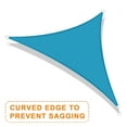 thumbnail image 6 of LOVE STORY Sun Shade Sail Triangle 95% UV Block Sunshade Awning for Backyard Yard Deck Patio Garden Outdoor Activities and Facility, 12'x12'x12' Turquoise, 6 of 7