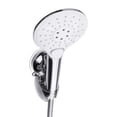 thumbnail image 6 of 8/9/10 inch Shower Head and Handheld Combo, High Pressure Dual Rainfall Shower Head 3-5 Shower Modes, Shower Head Set with 3-way Water Diverter&Suction Cup Holder&60inch Hose, White/Sliver/Black, 6 of 9