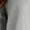 Gray, variant on Women's Solid Color Mandarin Collar Blouse 3/4 Sleeve Casual Button Down Shirt Loose Fit Tops for Daily Summer