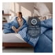 thumbnail image 3 of Edredón Matrimonial Acolchado Reversible Esquimal Relleno Down, Compatible Con Funda Duvet Azul Pizarra, 3 of 7