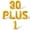 Gold, variant on Letter Balloons - 30 PLUS 1 16" Inch Alphabet Letters Foil Mylar Balloon 31st Birthday Party Banner (Gold)