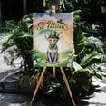 thumbnail image 4 of Happy St. Patrick’s Day Sphynx with Green Hat Shamrocks Rainbow Vertical Matte Canvas Poster Cat Lover Kitten Owner Gifts Idea Wall Art Home Decor - 03007, 4 of 5