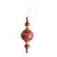 thumbnail image 2 of Adornos de bolas para árbol de Navidad, colgantes de madera reutilizables e irrompibles, para árbol Rojo, 2 of 9