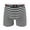 Black, variant on TSADFHJI Manmade Underwear Men Men's Cotton Underwear Lengthened Flat Angle Stripes Low Waist Comfortable Track Running Wear Legs M Black