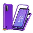 thumbnail image 2 of Xpression Phone Case For TCL K33 5G Full-Body Dual Layer Hybrid Case Slim, Drop-Proof TPU Hard PC, Durable Corner Front Bumper Protector Cover, Purple, 2 of 8