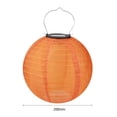 thumbnail image 5 of Lámpara de farol solar LED de 20 cm IP55 para decoración de fiestas al aire libre, luz colgante (naranja) Lamparas, 5 of 5