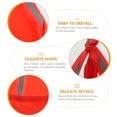 thumbnail image 4 of HLONK Waterproof Weathervane Wind Socks Outdoor Windsocks Reflective Warning Flag Thicken Industry, 4 of 5