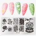 thumbnail image 2 of Valentine's Day Stamping Plate Heart Pattern Nail Art Board Template Stainless Steel Nail Design Printing Stencil Image Plate, 2 of 5
