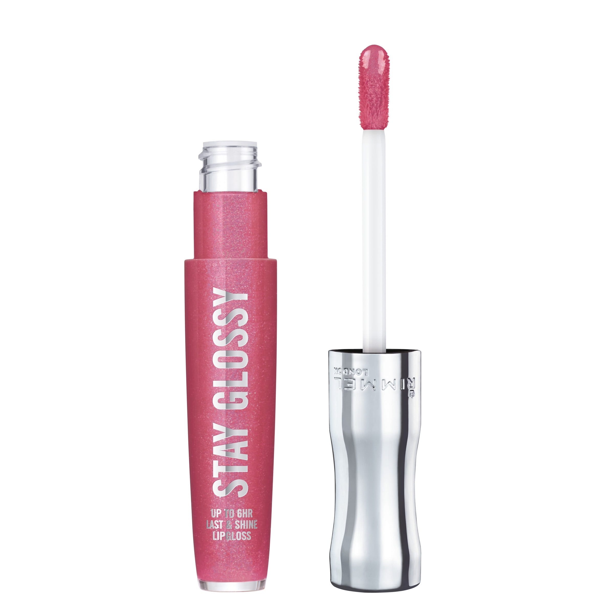 Rimmel Stay Glossy Lip Gloss, Back Row Smooch, 0.18 oz