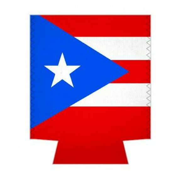 1 Pack - National Flag Of Puerto Rico Drink Cooler Sleeve