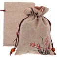 thumbnail image 1 of KAKOWELY Small Drawstring Bags 2Pcs Drawstring Gift Bag Daily Toy Drawstring Bag Gift Storage Bag Gift Packing Bag6.89"X4.72"X0.79", 1 of 5