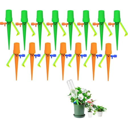 

Indoor Outdoor Automatic Watering System Self Watering Spikes with Slow Release Control Valve Anti-Tilt Brackets for Stability Eco-friendly and Durable Solution for Gardeners