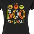 thumbnail image 3 of Disney Pixar - Boo To You - Juniors Fitted Graphic T-Shirt, 3 of 5