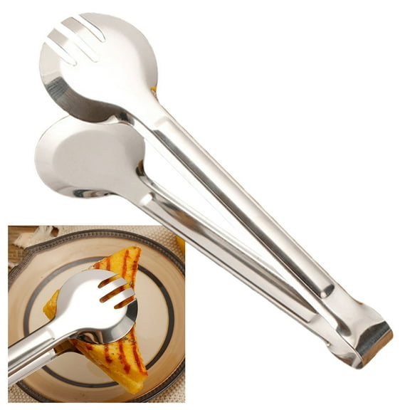 LKXGBMY Serving Tongs Kitchen Tongs,Stainless Steel Food Tong Serving Tong,Food Tongs for Cooking and Serving Pasta, Salads, Meat and Vegetables, Circle