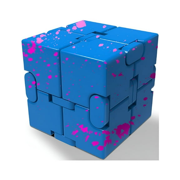 BESTSKY Alloy Metal Fidget Infinity Cube Gadgets Toys for Adults,Magic Cube for Stress Anxiety Relief