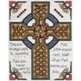thumbnail image 2 of Tobin 404873 Celtic Cross Counted Cross Stitch Kit-8 in. x 10 in. 14 Count, 2 of 2