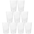 thumbnail image 1 of 50 piezas de plástico duro Tumblers de fiesta transparente vasos de plástico reutilizables tazas de beber tazas de agua de plástico, 1 of 5