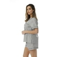 thumbnail image 2 of Cocoom Button Down Pajama Short Set, 2 of 4