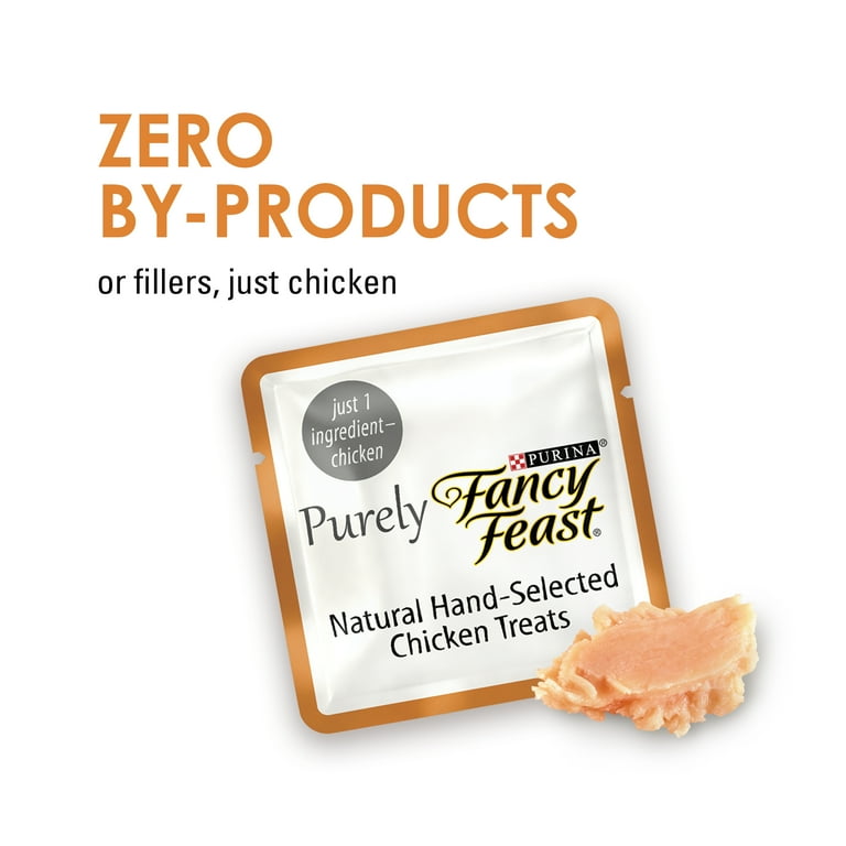 Fancy Feast Purely Natural Hand-Selected Chicken Cat Treats Fancy Feast Purely Natural Hand-Selected Chicken Cat Treats