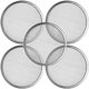 thumbnail image 1 of Juntas de repuesto para botes Mason Jars Anillos de sellado de silicona para boca ancha Blanco, 1 of 6