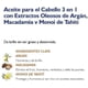 thumbnail image 2 of Terramar ACEITE PARA CABELLO 3 EN 1 con extractos oleosos de Arg&aacute;n, Macadamia y Mono&iacute; de Tahiti (OLEO) Terramar 195 ml + regalo sorpresa, 2 of 3