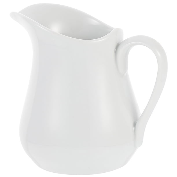 Jarra para crema con asa, taza de leche de cerámica, jarra para crema de cerámica, jarra para servir salsa