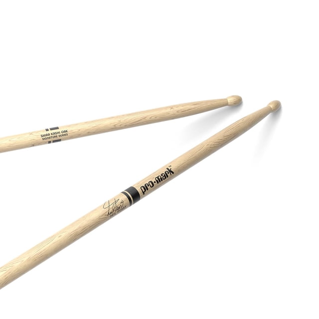 ProMark | Baquetas Neil Peart Classic Attack 747 Shira Kashi Roble, punta de madera ovalada, 1 par