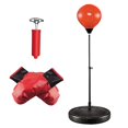thumbnail image 4 of Bolsa de boxeo inflable con equipos ligeros Fitness MMA para niños adultos Base redonda, 4 of 8