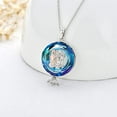 thumbnail image 4 of Mermaid Necklaces 925 Sterling Silver with Crystal Mermaid Sister Jewelry Gifts for Women, 4 of 6