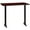 Mahogany, variant on Emma + Oliver 30"x48" Black Laminate Bar Table Top-5"x22" Bases