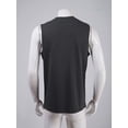 thumbnail image 3 of Sinleey Sleeveless Shirts for Men Athletic Sweatshirt Moisture Wicking Tank Sports Muscle Top Casual Dark Grey 3XL, 3 of 6