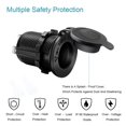 thumbnail image 2 of Oubit Cigarette Lighter Socket Waterproof 12V DC Outlet for Motorbike Car, 2 of 6