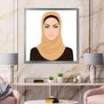 thumbnail image 3 of Designart 'Portrait of Muslim Girl In Traditional Hijab' Modern Framed Art Print, 3 of 4