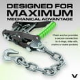 thumbnail image 5 of VULCAN Car Tie Down - Chain Anchors - Lasso - 2 inch x 96 inch - 4 Pack - High-Viz - 3300 Lbs SWL, 5 of 8