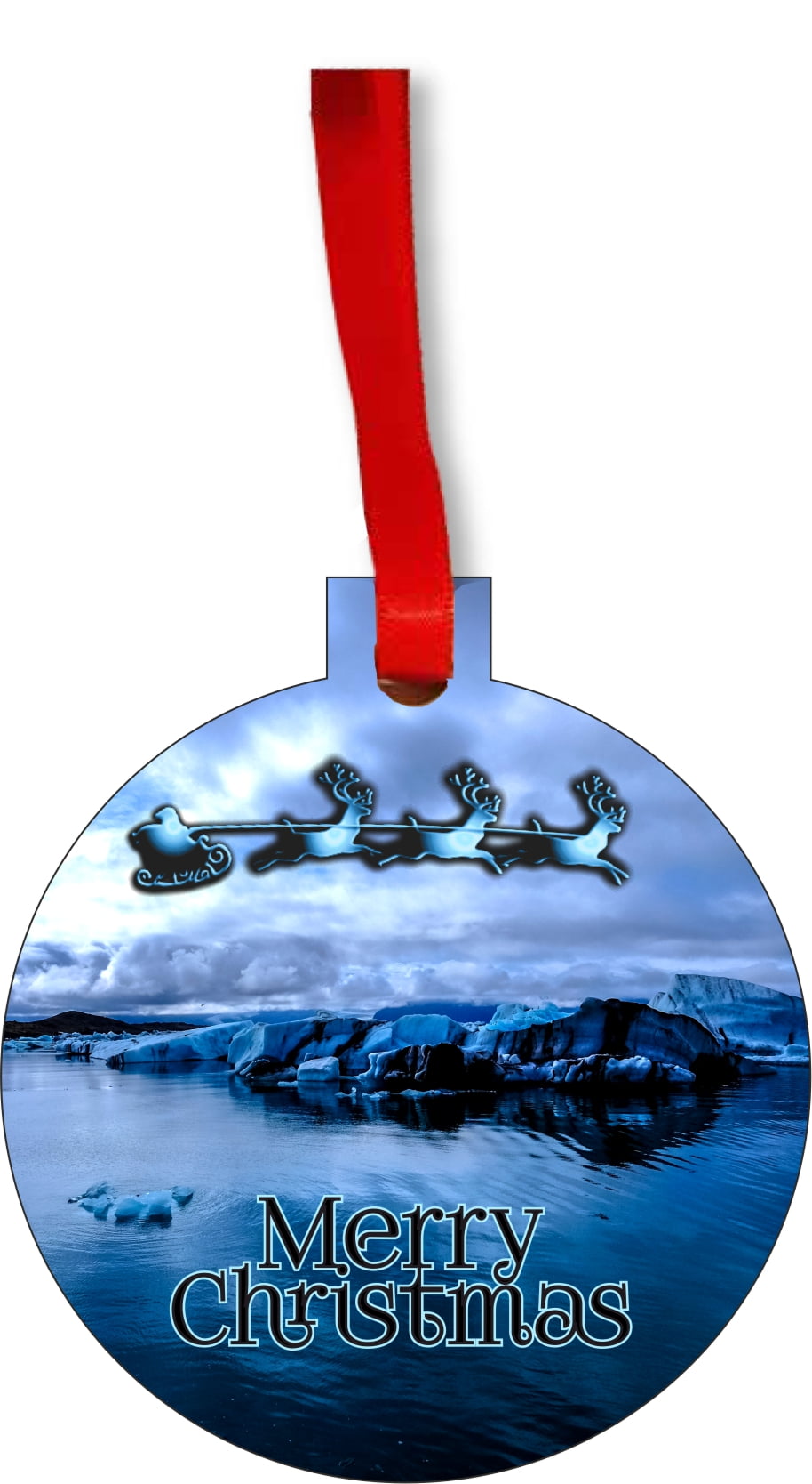 Iceland Christmas Ornament Iceland Ornament - Blue Lagoon - Xmas