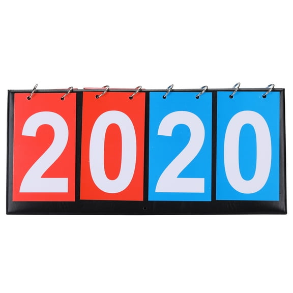 I-MART Digital Portable Tabletop Flip Scoreboard, 4 Count