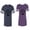 Men Navy / Women Purple, variant on My Favorite People Call Me Dad Mom Unisex Couple Matching Cotton Jersey style T-Shirt Contrasting stripes on sleeves (Men Navy / Women Heather) (Men XXL / Women M)