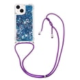thumbnail image 1 of Funda FOXDOCK para iPhone 13 Mini con Cuerda Ajustable, Brillo Líquido, Protección Antigolpes y Lente – Ideal para Regalo, 1 of 6