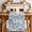White Dark Blue, variant on Tropical Plants Table Runner 72 Inches, Summer Coastal Blue Plaid Palm Trees Bed Runner Dresser Scarves Tabletop for Indoor Outdoor Parties/Ceremony/Banquet, 13" x 72"