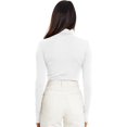 thumbnail image 3 of GHSDFBB Chandails à Col Roulé Simulé pour Femmes Manches Longues Mode Automne Basique Ajusté sous-Vêtements Thermiques Doux, 3 of 4