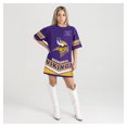 thumbnail image 4 of Women's Gameday Couture Purple Minnesota Vikings Perfect Score Vintage T-Shirt Dress, 4 of 6