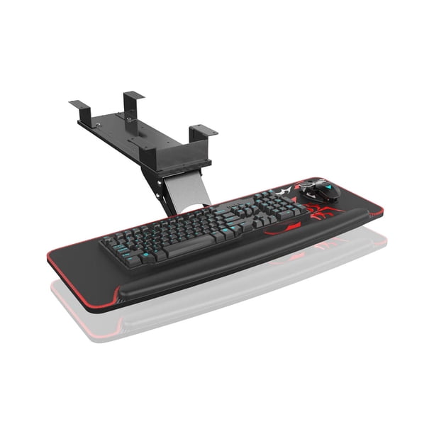 Eureka Ergonomic Height And Angle Adjustable Computer Keyboard Tray Black Walmart Com Walmart Com