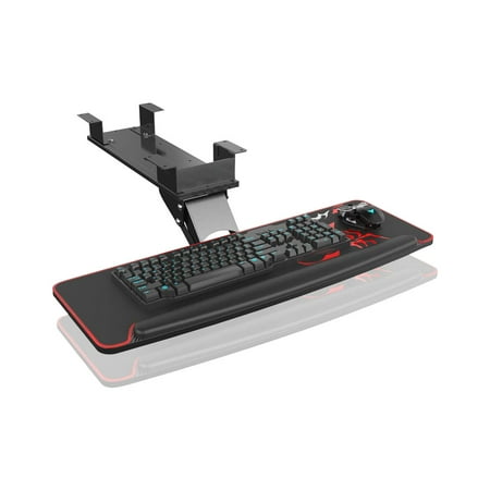 Eureka Ergonomic Height and Angle Adjustable Computer Keyboard Tray - Black