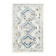 thumbnail image 2 of Unique Loom Charlotte Collection Area Rug - Quail (2' x 3' 1" Rectangle Ivory Aqua/Blue), 2 of 6