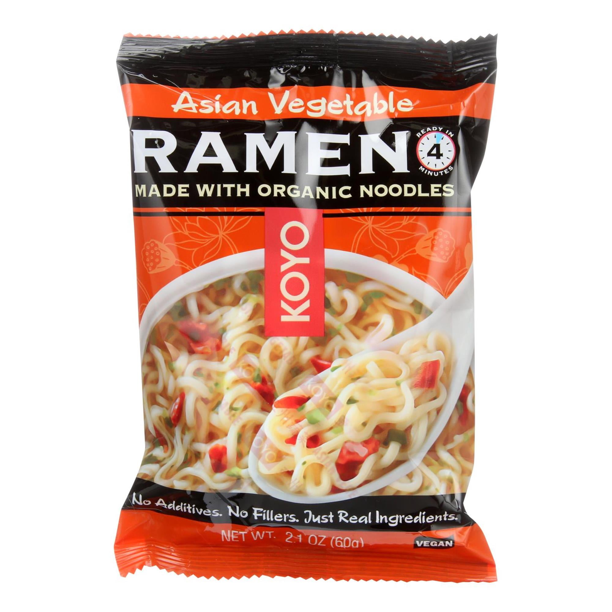 Koyo Asian Vegetable Ramen With Organic Noodles, 2.1 oz