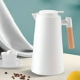 thumbnail image 6 of ACDANC 2026 New Thermal Carafe,34Oz/1L Thermal Vacuum Carafe with Glass Liner and Wood Handle Insulated Coffee Carafe for Coffee Tea Hot Or Cold Drinks,One Key Temperature Display, 6 of 6