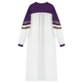 thumbnail image 6 of Hansber Women's Church Clergy Dress Loose Choir Robe Minister Maxi Dress Priest Preacher Dresses Purple S, 6 of 7