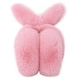 thumbnail image 2 of Kids Bunny Earmuffs Cute Plush Winter Ear Warmers, Pink, 2 of 4